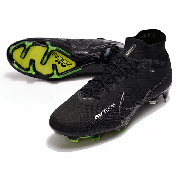 Chuteira Campo Nike Zoom Mercurial Superfly 9 Elite FG Black Shadow Pack + MEIA DE BRINDE 🎁
