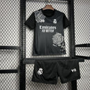 Kit Infantil Real Madrid Y3 Rose Edição Especial Preta 2024/2025