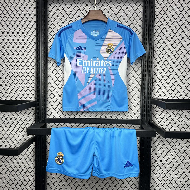 Kit Infantil Real Madrid Guarda-Redes 2024/2025
