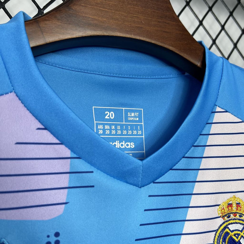 Kit Infantil Real Madrid Guarda-Redes 2024/2025