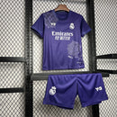 Kit Infantil Real Madrid Y3 Rose Edição Especial Roxo 2024/2025