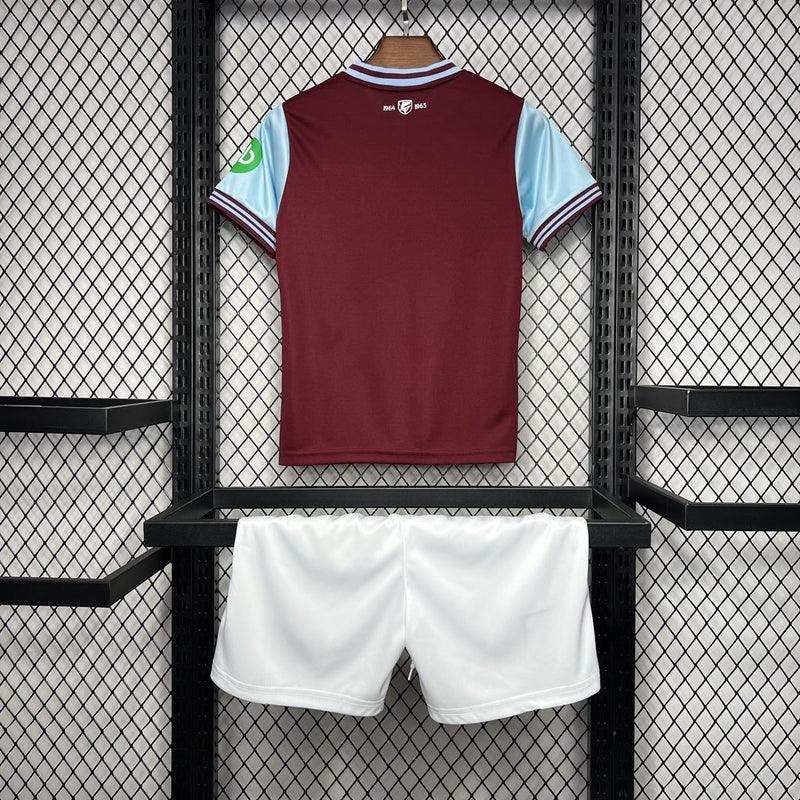 West Ham United Home 2024/2025 Children's Kit 