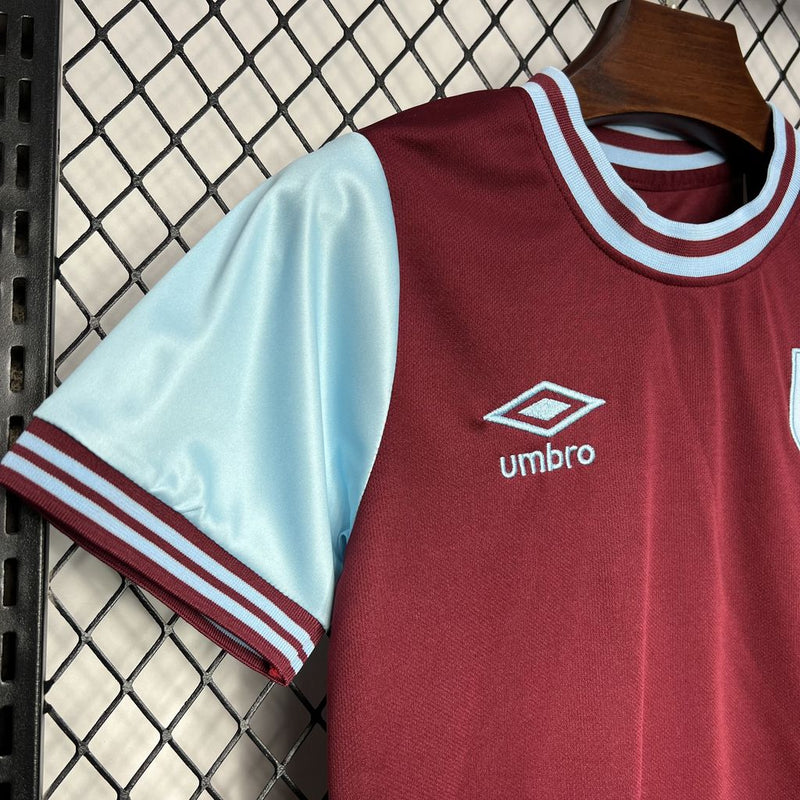 West Ham United Home 2024/2025 Children's Kit 