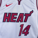 Regata Miami Heat 23/24 Association Edition Tyler Herro Branca