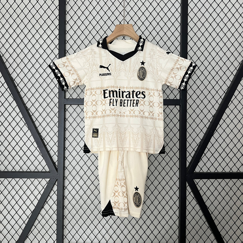 Kit Infantil Milan Pleasures Light 2024/2025