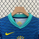 Children's Kit Brazilian Away Team 2024/2025 