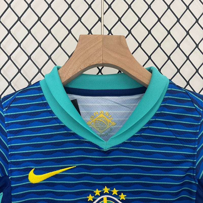 Kit Infantil Seleção Brasileira Away 2024/2025