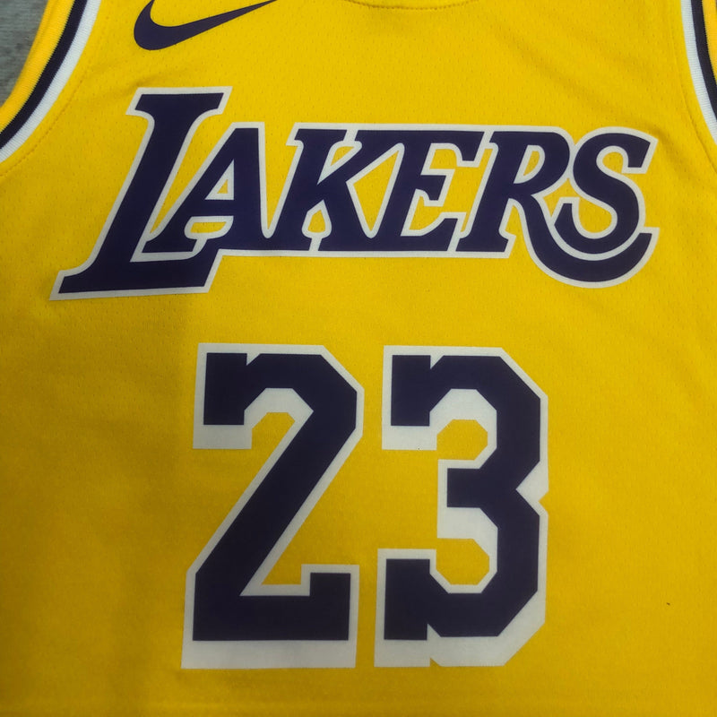 Regata Los Angeles Lakers Icon Edition Lebron James Amarela