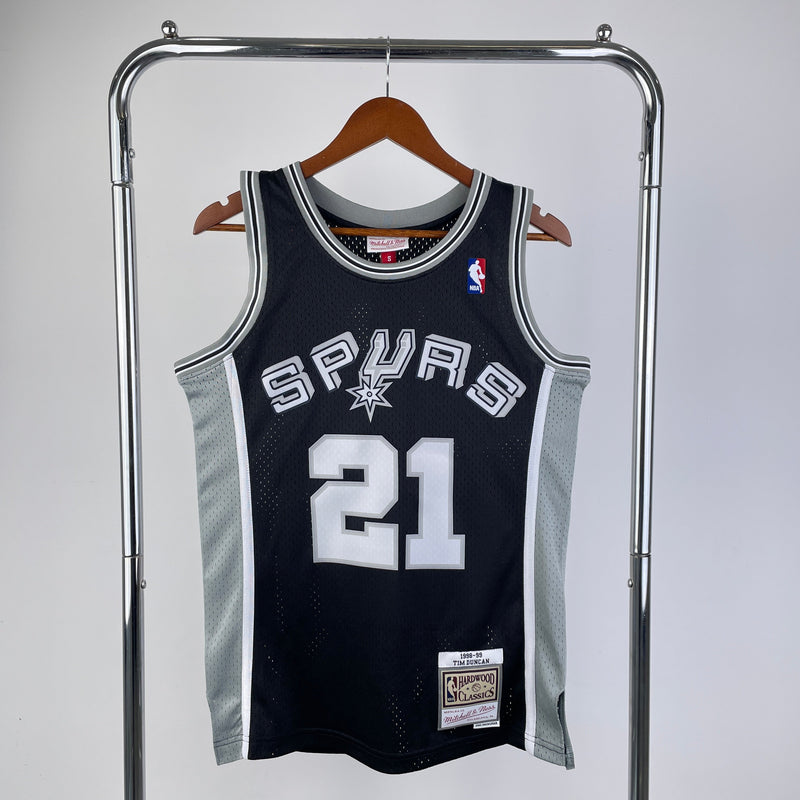 Regata NBA San Antonio Spurs Retrô Mitchell & Ness 1998/1999 Tim Duncan