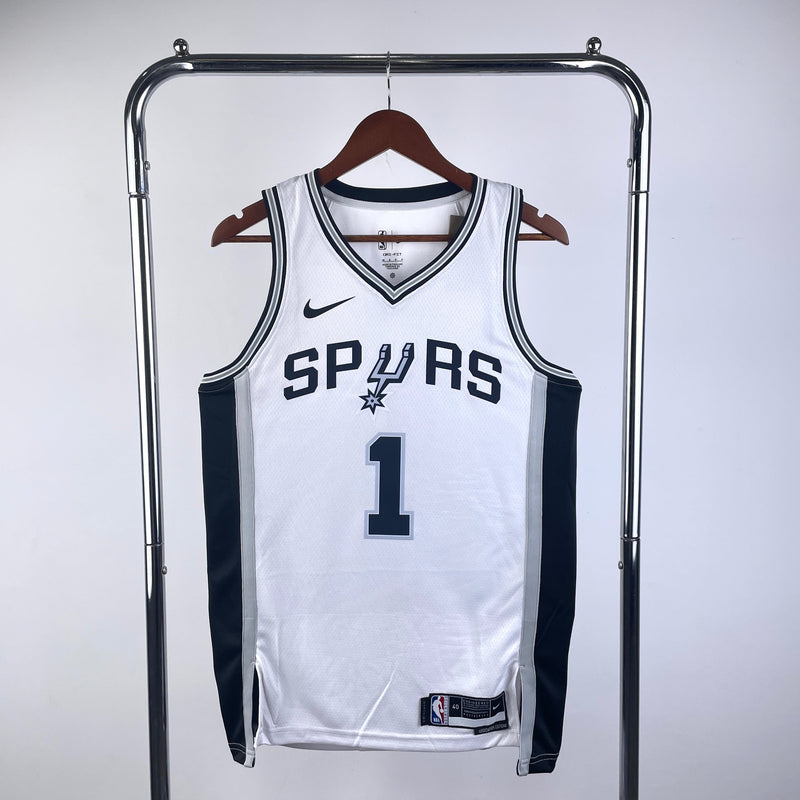 Regata San Antonio Spurs 23/24 Association Edition Victor Wembanyama Branca