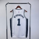 Regata San Antonio Spurs 23/24 Association Edition Victor Wembanyama Branca