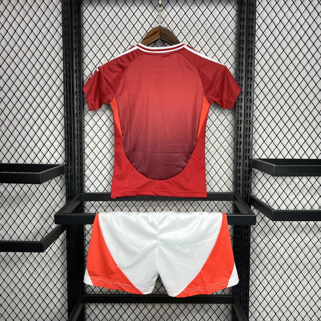 Kit Infantil Manchester United Home 2024/2025