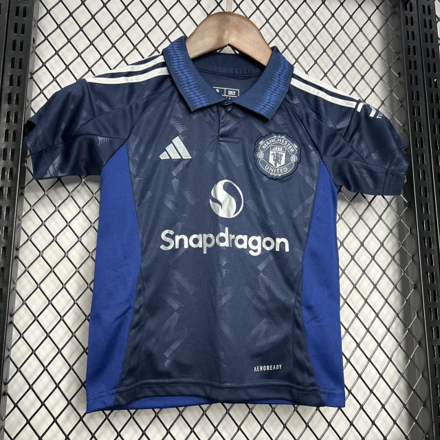 Manchester United Away 2024/2025 Children's Kit 
