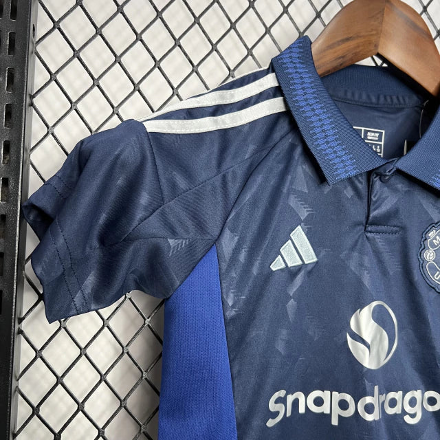 Manchester United Away 2024/2025 Children's Kit 