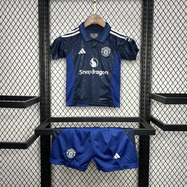 Manchester United Away 2024/2025 Children's Kit 