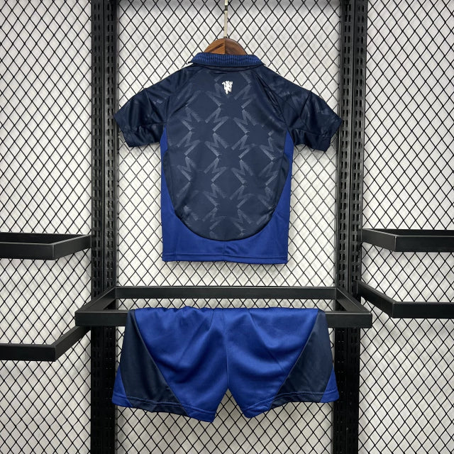 Manchester United Away 2024/2025 Children's Kit 