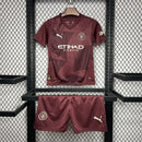 Kit Infantil Manchester City Away 2024/2025