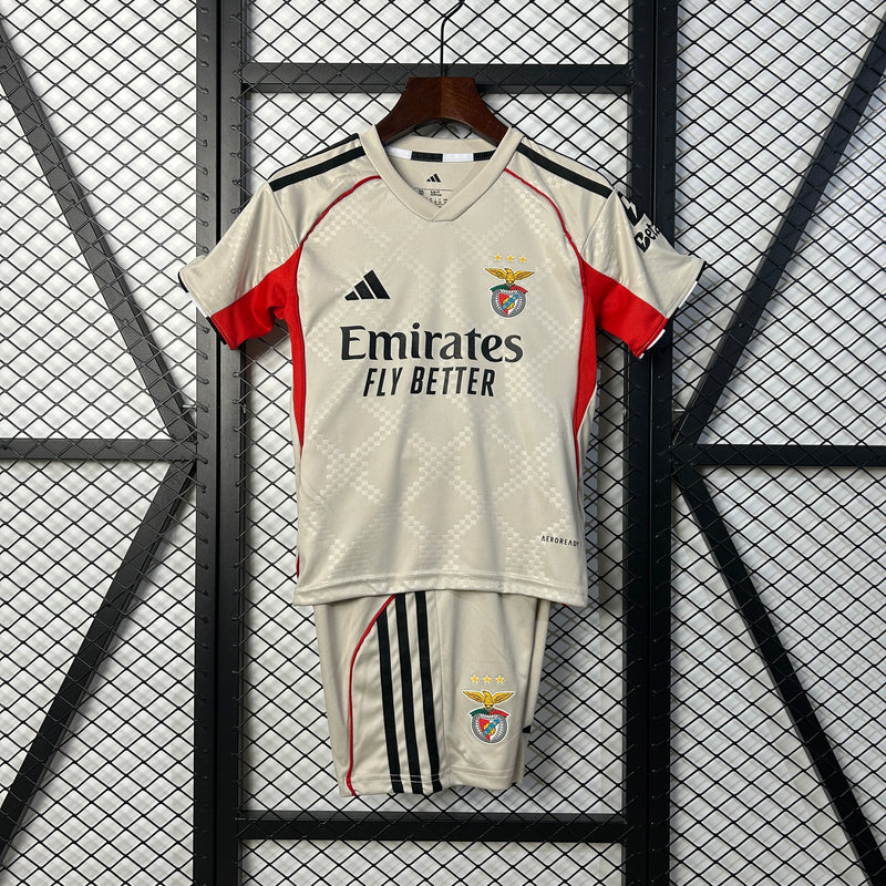 Kit Infantil Benfica Away 2025/2026
