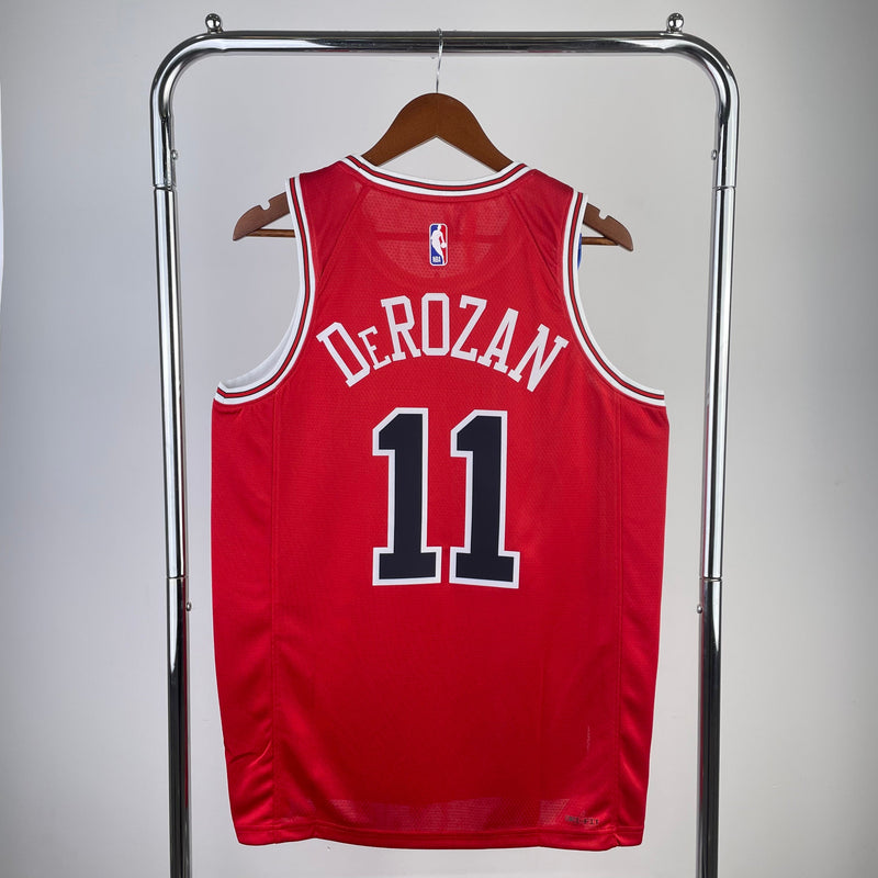 Regata Chicago Bulls 23/24 Icon Edition DeMar DeRozan Vermelha