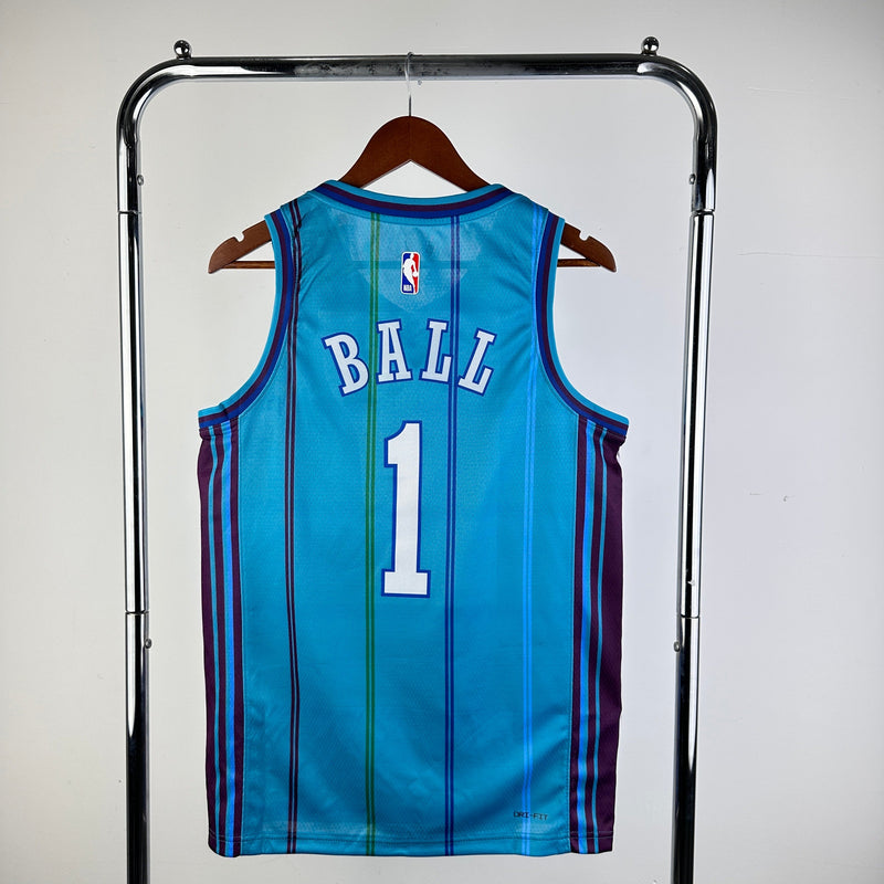 Regata Charlotte Hornets 23/24 Classic Edition LaMelo Ball Azul