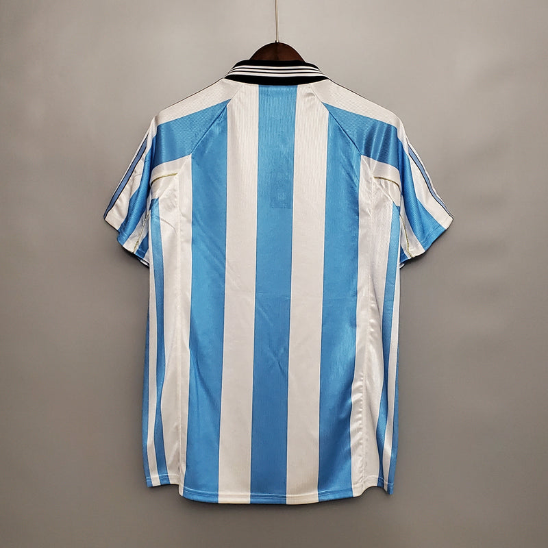 Camisola Argentina Home 1998 - Retrô