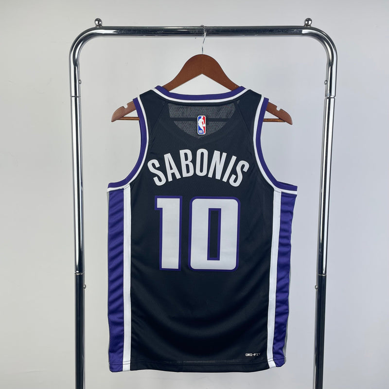 Regata Sacramento Kings 23/24 Icon Edition Domantas Sabonis Preta