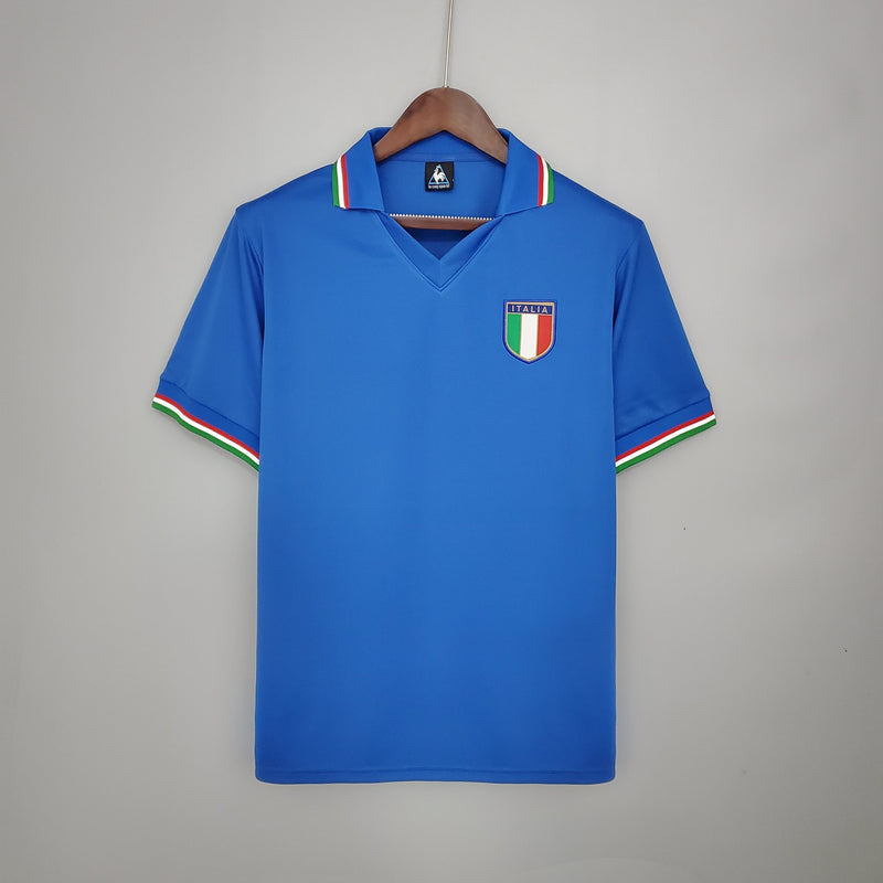 Camisola Itália Home 1982 - Retrô