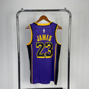 Regata Los Angeles Lakers Statement Edition Lebron James Roxa
