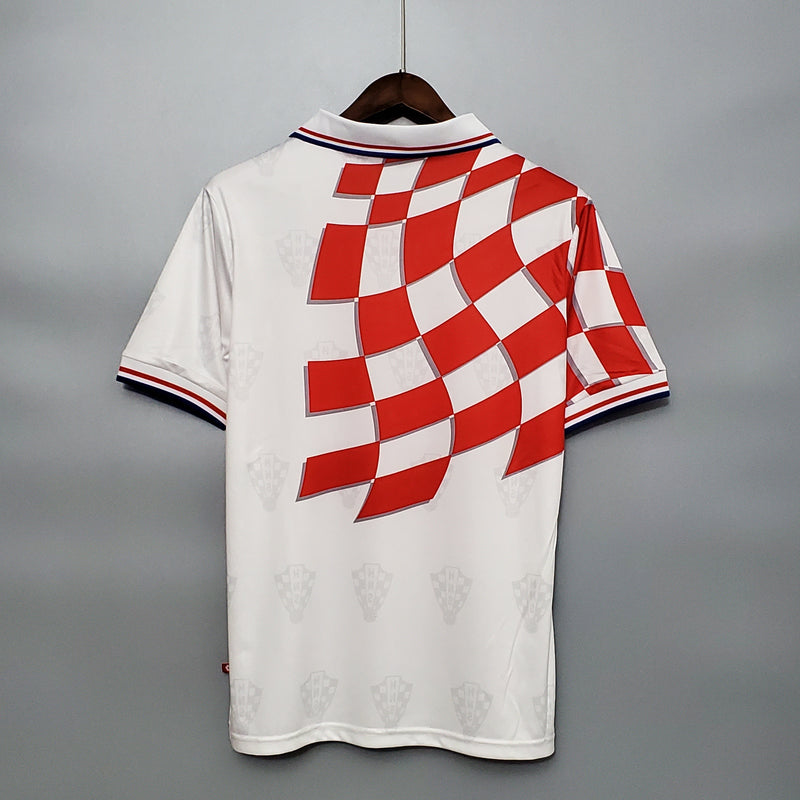 Camisola Croácia 1998 Home - Retrô
