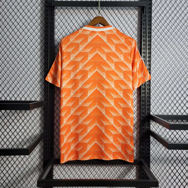 Camisola Holanda Home 1988 - Retrô