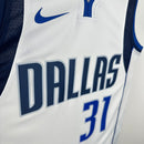 Regata Dallas Mavericks 24/25 Association Edition Klay Thompson Branca