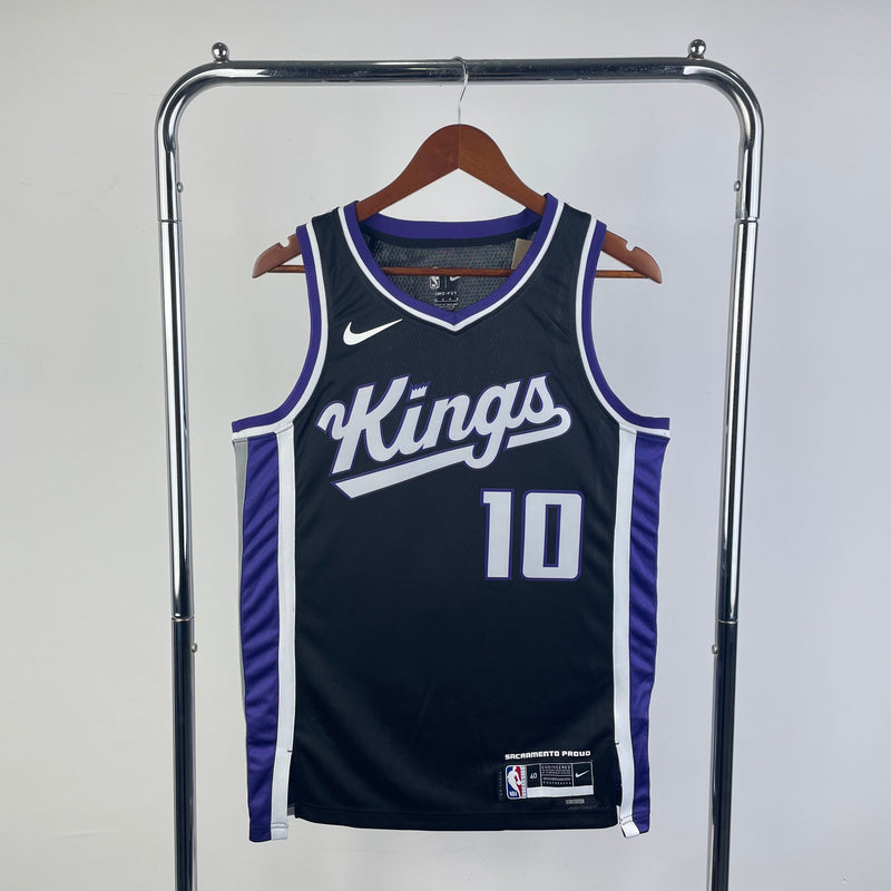 Regata Sacramento Kings 23/24 Icon Edition Domantas Sabonis Preta